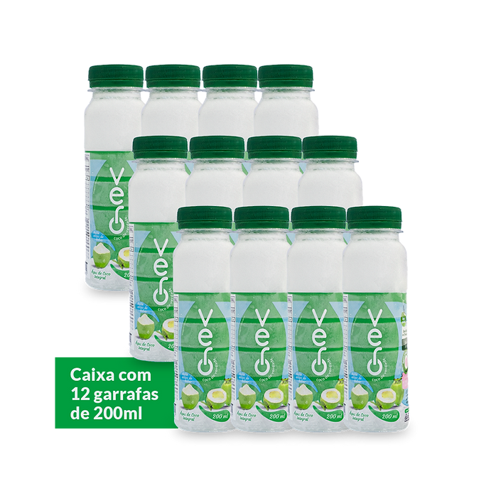 Vero Coco 200 ml — caixa com 12 garrafas